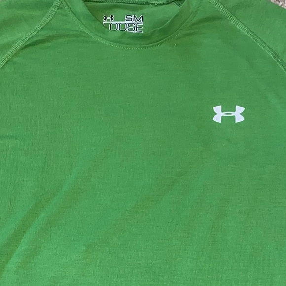 Under Armour Loose Fit Small Green Heat Gear - Picture 4 of 4